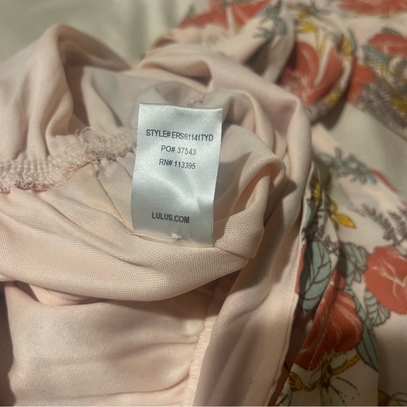 Lulus Always Thriving Blush Pink Floral Print Bell Sleeve Romper - Picture 9 of 10